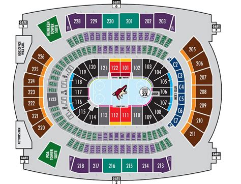 gila river arena seating chart coyotes  The Coyotes announced they would be seeking to